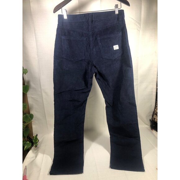 Eddie Bauer Men's Corduroy Pants 30x30 (Tag) - Measures 30x29 Navy Blue Casual - Picture 3 of 8